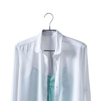 "Sticky" Non Slip Curved Hanger with Bar