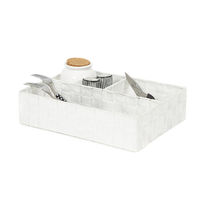 "Stan" Drawer Organiser with 3 Compartments - White