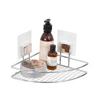 Bestlock Magic Wall Mountable Self Adhesive Corner Shelf