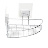 Bestlock Magic Wall Mountable Self Adhesive Corner Shelf