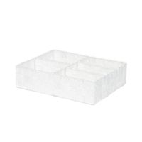"Stan" Drawer Organiser with 5 Compartments - White