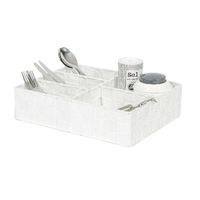 "Stan" Drawer Organiser with 5 Compartments - White