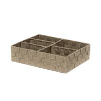 "Stan" Drawer Organiser with 5 Compartments - Taupe