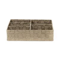 "Stan" Drawer Organiser with 5 Compartments - Taupe