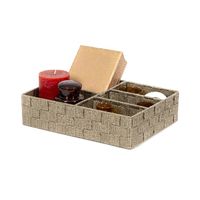 "Stan" Drawer Organiser with 5 Compartments - Taupe