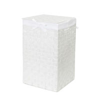 "Stan" Square Laundry Basket - White