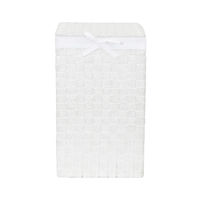 "Stan" Square Laundry Basket - White