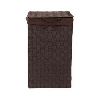 "Stan" Square Laundry Basket - Brown