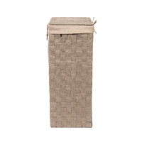 "Stan" Rectangle Laundry Basket - Taupe