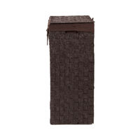 "Stan" Rectangle Laundry Basket - Brown