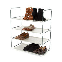 "Salome" Stackable 4 Shelf Shoe Rack