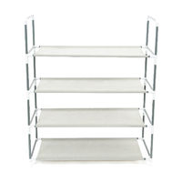 "Salome" Stackable 4 Shelf Shoe Rack