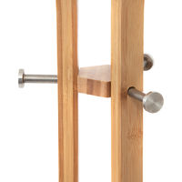 Marcus 3 Arm Bamboo Coat and Hat Stand