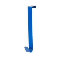 "Solo" Steel Over Door Easy Reach Hanging Hook - Indigo Blue