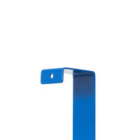 "Solo" Steel Over Door Easy Reach Hanging Hook - Indigo Blue