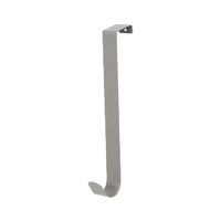 "Solo" Steel Over Door Easy Reach Hanging Hook - Grey