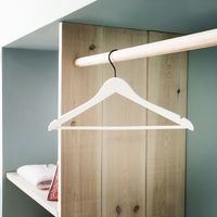 "Lorient" Notched Clothes Hanger with Bar