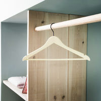 "Cancale" Notched Clothes Hanger with Bar