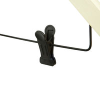 "Cancale" Notched Clothes Hanger with Clips