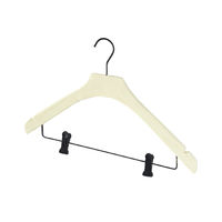 "Cancale" Notched Clothes Hanger with Clips