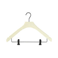 "Cancale" Notched Clothes Hanger with Clips