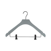 "Ouessant" Notched Clothes Hanger with Clips