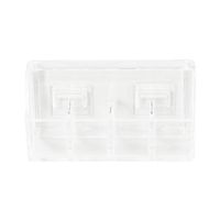 Bestlock Magic Vision Wall Mountable Home Storage Box with 4 Compartments - Transparent