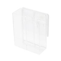 Bestlock Magic Vision Wall Mountable Large Home Storage Box with 2 Compartments - Transparent