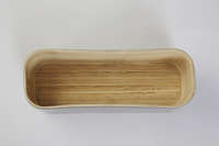 Bamboo Cutlery Tray - Taupe