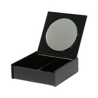Make-up Box With Mirror - Black