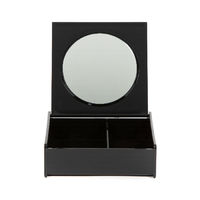 Make-up Box With Mirror - Black