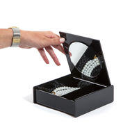 Make-up Box With Mirror - Black