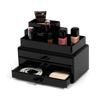 Large 3 Drawer Jewellery And Make-up Organiser - Black