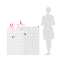 "Aspispace" Set of 5 Medium and Large Space Saving Vacuum Storage Bags - 3 Medium and 2 Large