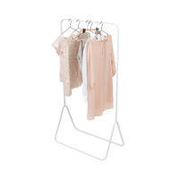 Niels Single Metal Clothes Hanging Rail