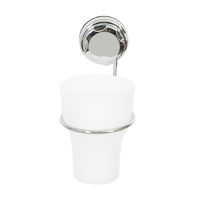 Bestlock Suction Wall Mountable Toothbrush Holder with Cup