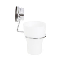 Bestlock Suction Wall Mountable Toothbrush Holder with Cup