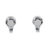 Bestlock Suction Wall Mountable Set of 2 Small Hanging Hooks