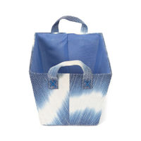 "Samoa" Storage Basket with Handles - Blue
