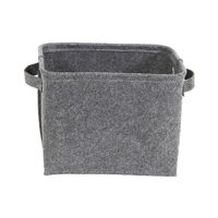 "Felt" Storage Basket - Grey