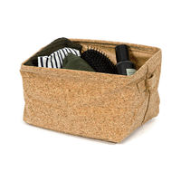 "Cork" Flexible Storage Basket with Handles
