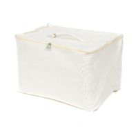 "Flex" Zipped Storage Bag - Cream