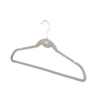 Set of 4 Children's "Velvet" Non-Slip Clothes Hangers with Bar