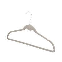 Set of 5 Children's "Velvet" Non-Slip Clothes Hangers with Bar