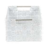 "Toronto" Medium Storage Basket – White