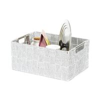 "Toronto" Medium Storage Basket – White