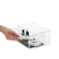 Large Stackable Drawer in transparent