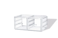Large Stackable 2 Drawer  Jewellery Organiser  -Transparent