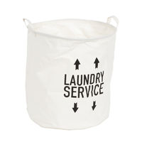 "Laundry Basket" Laundry Bag - Ecru