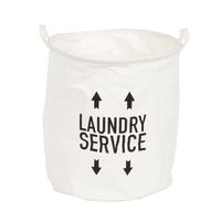 "Laundry Basket" Laundry Bag - Ecru